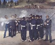 Edouard Manet The execution of Emperor Maximiliaan Sweden oil painting reproduction